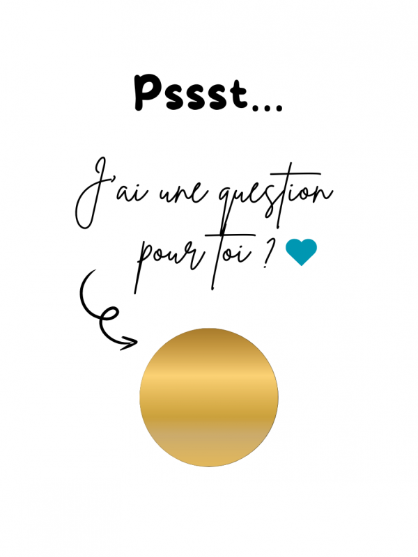 PARRAIN MARRAINE SIMPLE BLEU